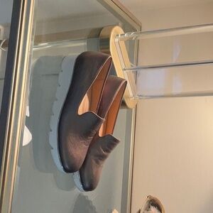 Alex Marie metallic slip ons